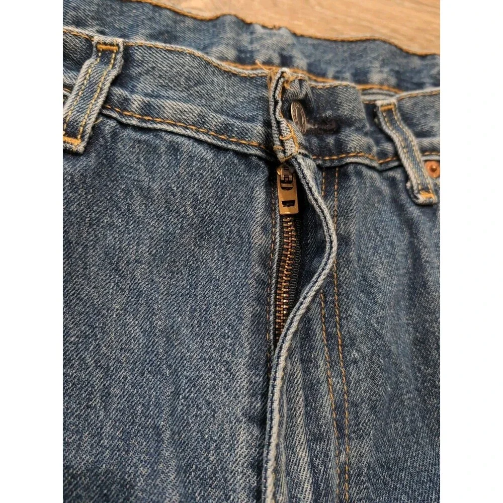 LEVI'S 550 MEN'S BLUE JEANS SIZE 38x32 STRAIGHT RELAXED MEDIUM WASH    EUC